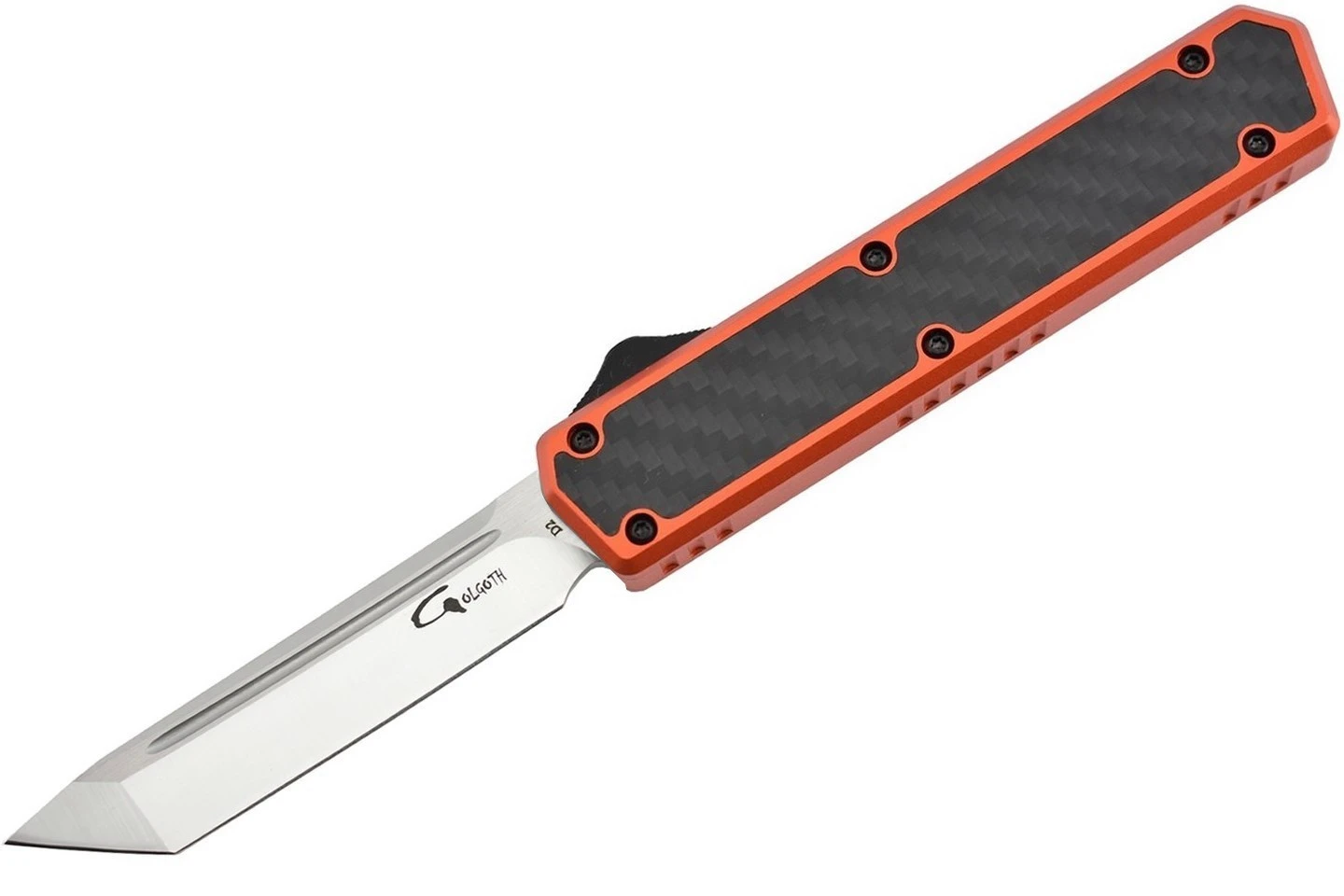 Golgoth G11F5 Orange. Couteau Automatique OTF Double Action 3 Golgoth G11F5 Orange. Couteau Automatique OTF Double Action