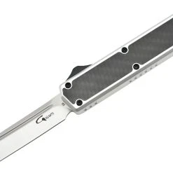 Golgoth - G11F6 Silver. Couteau Automatique OTF Double Action