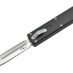 Golgoth G12DT+ Couteau Automatique Lame Double Tranchant Acier D2 Manche Aluminium