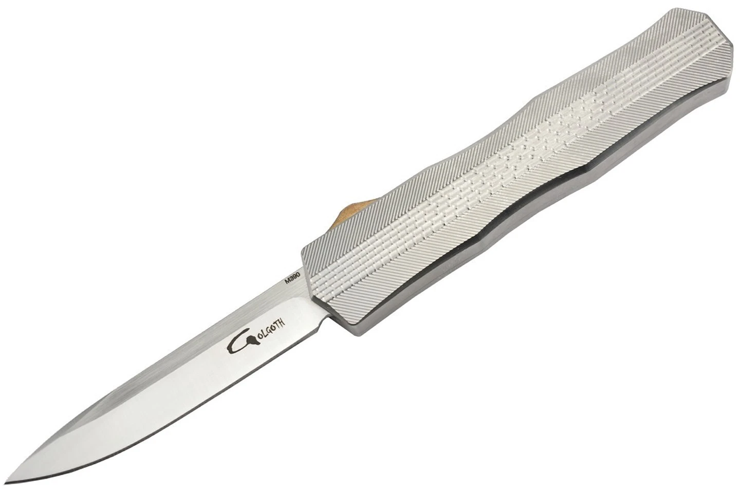Golgoth G7 Automatique OTF Lame Acier M390 Manche Titane TC4 Anodisé 3 Golgoth G7 Automatique OTF Lame Acier M390 Manche Titane TC4 Anodisé