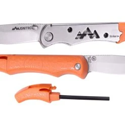 Outdoor Edge IG23C Ignitro Couteau De Survie Avec Allume-feu Et Sifflet Intégré