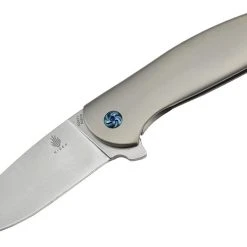 Kizer Ki3471 Gemini Couteau Lame Acier S35VN Et Manche En Titane