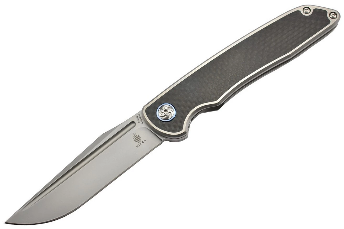 Kizer Ki4510A1 Matanzas Couteau Pliant Lame Acier S35VN Et Manche Fibre De Carbone 3 Kizer Ki4510A1 Matanzas Couteau Pliant Lame Acier S35VN Et Manche Fibre De Carbone