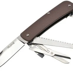 Ruike L42N Marron - Couteau Multifonctions Collection Criterion