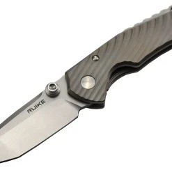 Ruike M671-TZ Couteau Lame Acier 154CM Manche Titane TC4