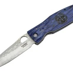 Mcusta MC-186G Manche Pakka Wood Bleu Et Lame SPG2
