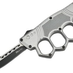 Maxknives MKO14S1 Couteau Automatique Poing Américain Lame Acier Manche Zinc Aluminium