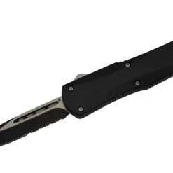 Maxknives Couteau Automatique MKO43S Lame Semi Dentelée Acier Et Manche Aluminium
