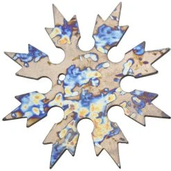 Maxknives Shuriken 8 Branches En Titane Anodisé