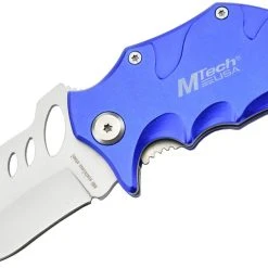 MTech MT-365BL - Couteau De Poche Bleu En Acier 440