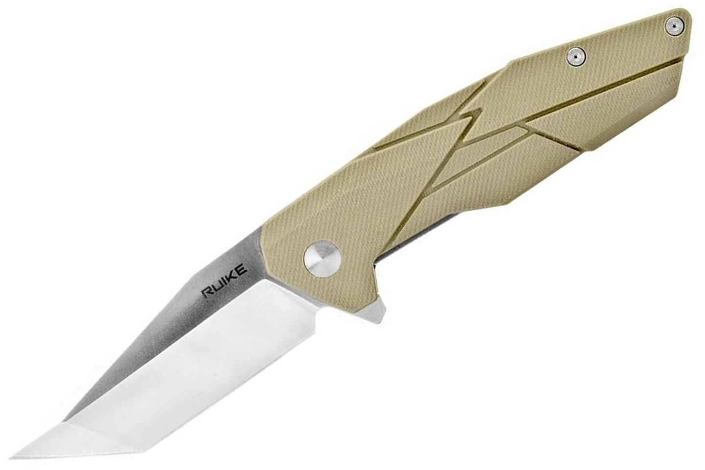 Ruike P138W - Couteau Pliant Lame Tanto - Couleur Désert 3 Ruike P138W - Couteau Pliant Lame Tanto - Couleur Désert