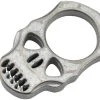 Maxknives PASKSA Poing Américain Skull En Aluminium Silver Antique