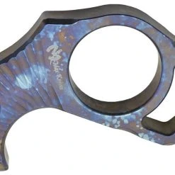 MaxKnives TIKNU3+ Impact Tool Avec Brise-vitre En Titane Anodisé Crazy