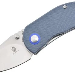 Kizer V2540C3 Par Justin Lundquist Lame Acier 154CM Manche G10 Bleu