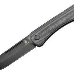 Kizer V3009N4 Pinch Lame Acier N690 Noir Manche Micarta Par Rolf Helbig