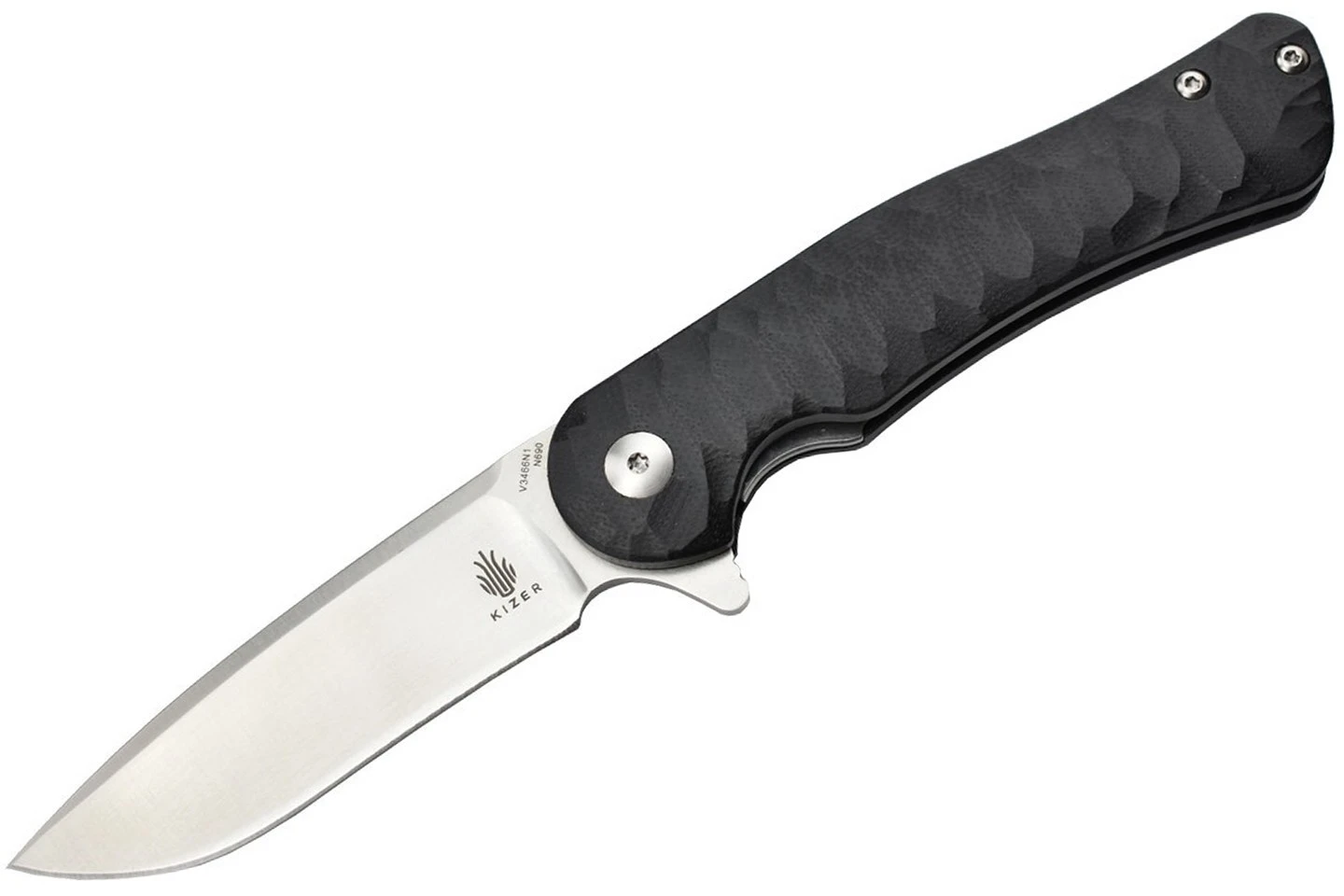 Kizer V3466N1 Dukes Par Matt Cucchiara Lame Acier N690 Et Manche G10 Noir 3 Kizer V3466N1 Dukes Par Matt Cucchiara Lame Acier N690 Et Manche G10 Noir