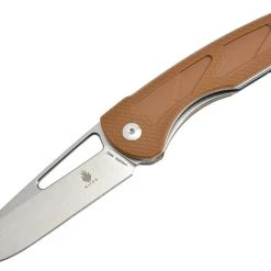 Kizer V4004N2 Yukon - Lame Acier N690 Et Manche En G10 Marron