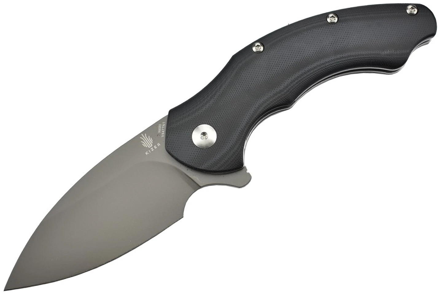 Kizer V4477N1 Vanguard Roach Couteau Lame Acier N690 Et Manche En G10 Noir 3 Kizer V4477N1 Vanguard Roach Couteau Lame Acier N690 Et Manche En G10 Noir